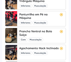 Consultoria Online — treino pelo aplicativo